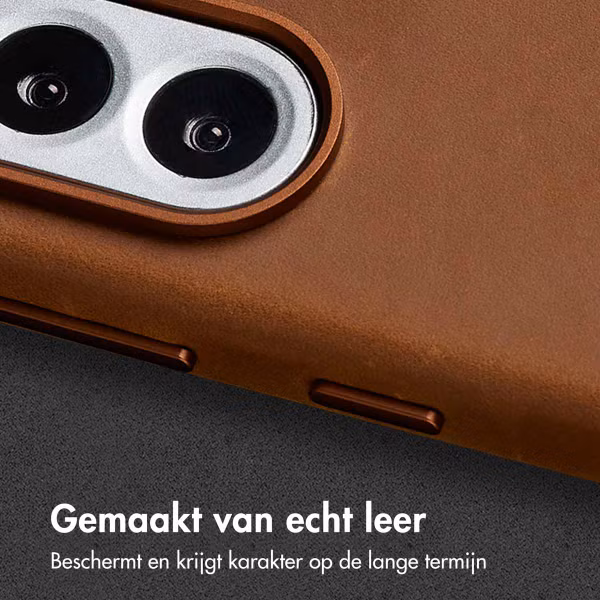 Accezz Vintage Leather Magsafe Backcover Samsung Galaxy A56 - Tabacco Cognac