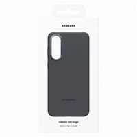 Samsung Originele Silicone Backcover Samsung Galaxy S25 Edge - Zwart
