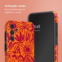 Selencia Vivid Tough Backcover Samsung Galaxy A15 - Tropical Vibes Apricot