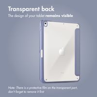 imoshion Origami Bookcase Apple iPad 9 (2021) 10.2 inch / iPad 8 (2020) 10.2 inch / iPad 7 (2019) 10.2 inch - Lavender
