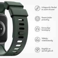 imoshion Siliconen bandje Xiaomi Smart Band 9 / 8 Pro / Redmi Watch 6 / 5 / 4 - Donkergroen