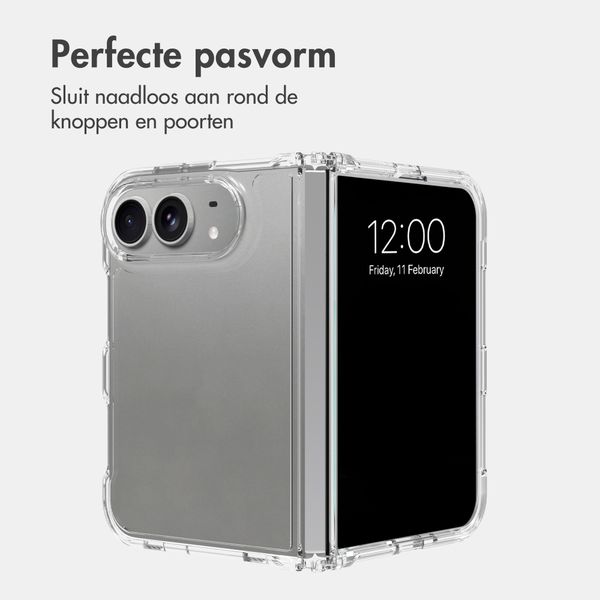 Accezz Xtreme Impact Backcover Apple iPhone Duo - Transparant