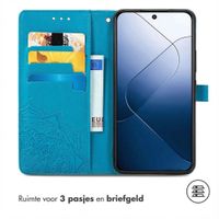 imoshion Mandala Bookcase Xiaomi 14T Pro - Turquoise