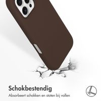 Accezz Liquid Silicone Backcover met MagSafe Apple iPhone 16 Pro Max - New Tea Brown