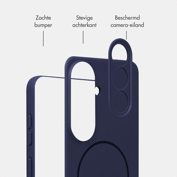 Accezz Grip Backcover met MagSafe Samsung Galaxy S26 - Donkerblauw