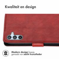 imoshion Luxe Bookcase Samsung Galaxy A34 (5G) - Rood