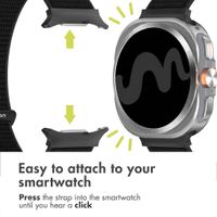 imoshion Nylon Strap Samsung Galaxy Watch Ultra 2 (2026) / Ultra (2024/2025) - Black