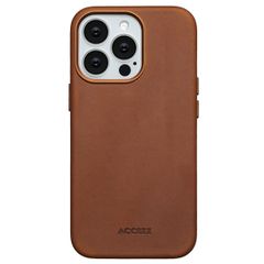 Accezz Vintage Leather Magsafe Backcover Apple iPhone 13 Pro - Tabacco Cognac
