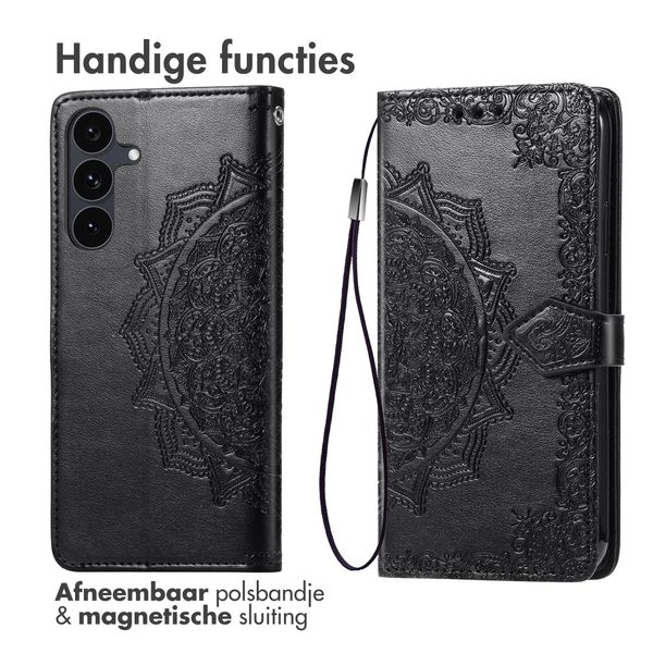 imoshion Mandala Bookcase Samsung Galaxy S26 FE - Zwart
