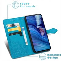 imoshion Mandala Bookcase Xiaomi Redmi Note 10 (5G) - Turquoise