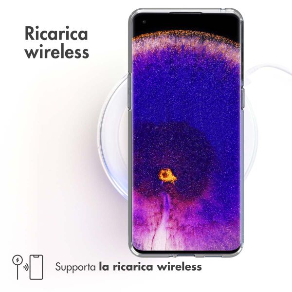 Accezz Clear Backcover Oppo Find X5 Pro 5G - Transparant