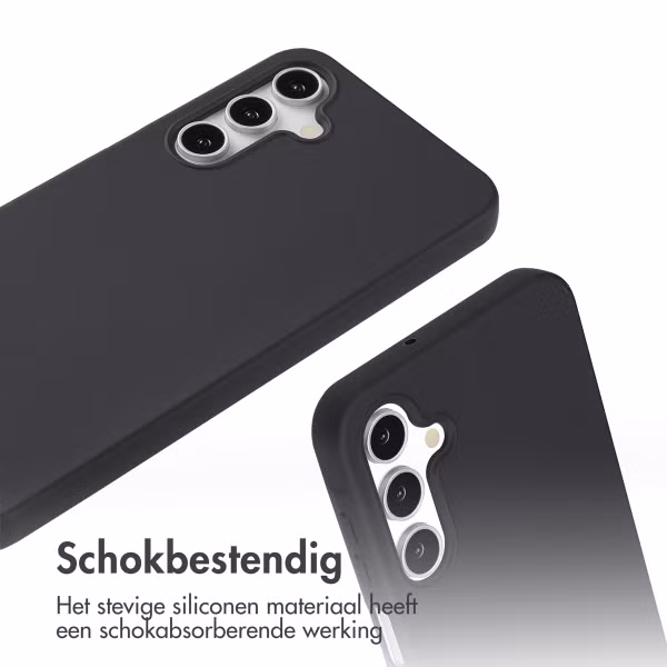 imoshion Siliconen hoesje met koord Samsung Galaxy A16 - Zwart