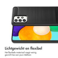 imoshion Brushed Backcover Samsung Galaxy A52(s) (5G/4G) - Zwart