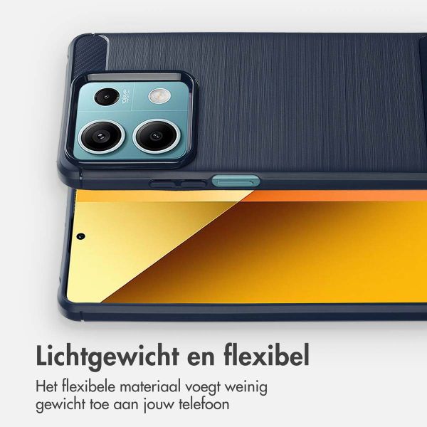 imoshion Brushed Backcover Xiaomi Redmi Note 13 (5G) - Donkerblauw