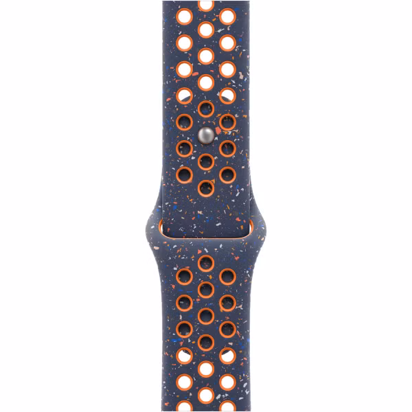 Apple Nike Sport Band Apple Watch Series 1 t/m 10 / SE / Ultra (2) (44/45/46/49 mm) - Maat M/L - Blue Flame