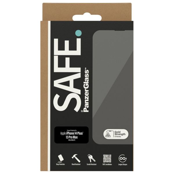 SAFE by PanzerGlass Ultra-Wide Fit Screenprotector Apple iPhone 14 Plus / 13 Pro Max