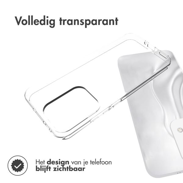 Accezz Clear Backcover Oppo Reno 13 - Transparant