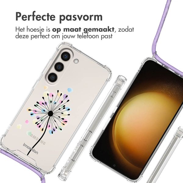 imoshion Design hoesje met koord Samsung Galaxy S23 Plus - Sandstone Dandelion