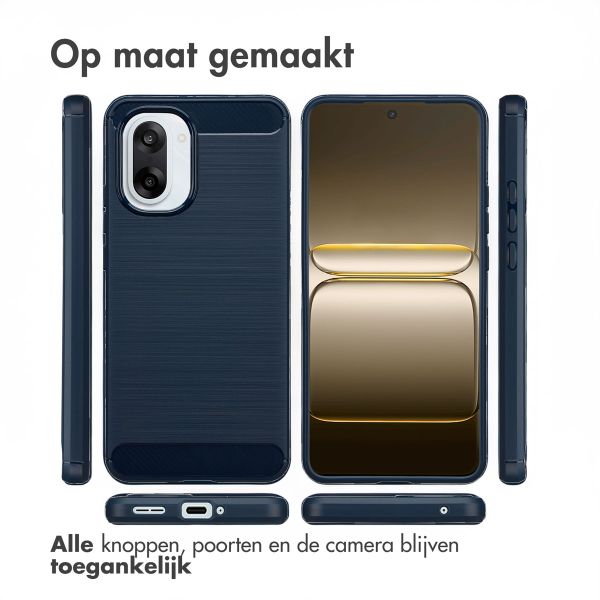 imoshion Brushed Backcover OnePlus Nord CE5 - Donkerblauw