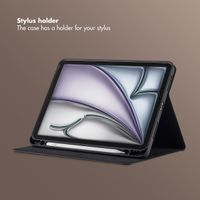 Selencia Riva Bookcase Apple iPad Air 11 inch (2026) M4 / (2025) M3 / (2024) M2 / Air 5 (2022) / Air 4 (2020) - Black