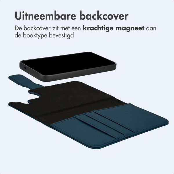 imoshion Uitneembare 2-in-1 Luxe Bookcase Samsung Galaxy S25 FE - Blauw
