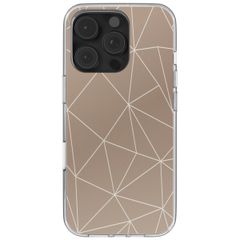 imoshion Design hoesje Apple iPhone 16 Pro - Graphic Lines Beige