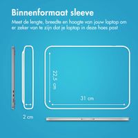 imoshion Laptop hoes 13 inch - Laptopsleeve met vak - Black