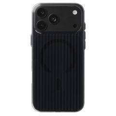 Accezz Lite Backcover met MagSafe | Fluted | Apple iPhone 18 Pro / 17 Pro - Glossy Black