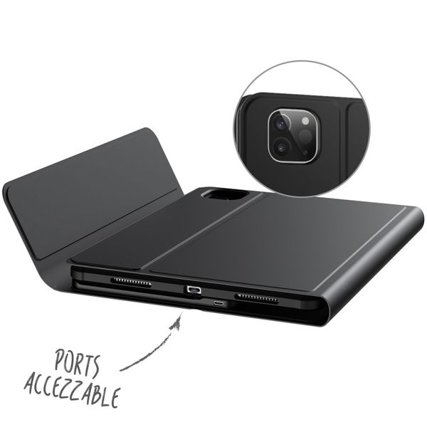 Accezz QWERTY Keyboard Bookcase Apple iPad Air (2025 / 2024 / 2022 / 2020) / Pro 11  (2022 - 2018)