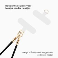 Selencia Universeel Telefoonkoord met 2 haken - verstelbaar - Zwart