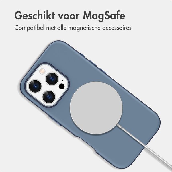 imoshion Color Backcover met Thin MagSafe Ring Apple iPhone 16 Pro - Donkerblauw