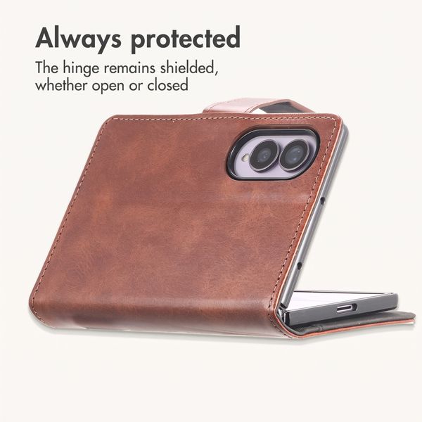 imoshion Luxury Bookcase Samsung Galaxy Z Fold 8 - Dark Brown