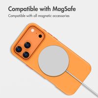 imoshion Color Backcover with Thin MagSafe Ring Apple iPhone 18 Pro / 17 Pro - Orange