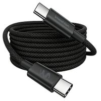 imoshion Braided USB-C naar USB-C kabel 100W - 2 meter - Zwart