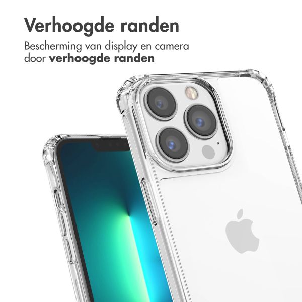 imoshion Backcover met koord + armband iPhone 13 Pro - Parels hartjes