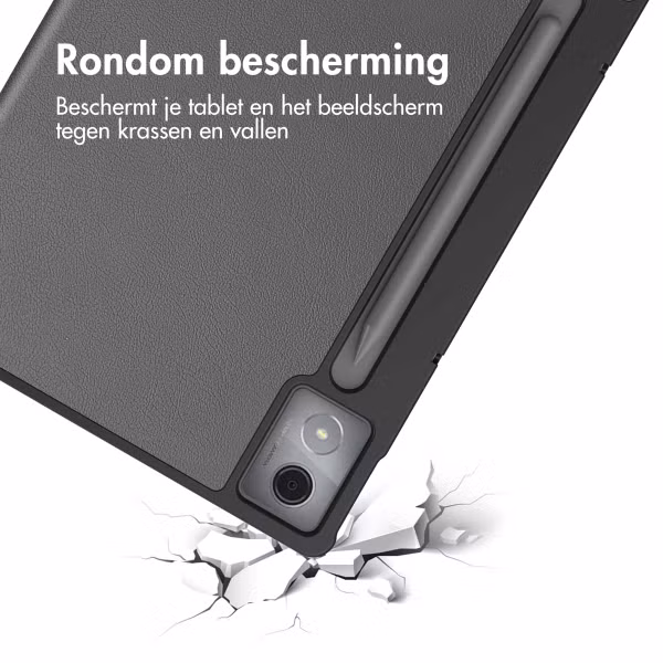 imoshion Trifold Bookcase Lenovo Idea Tab Pro - Zwart
