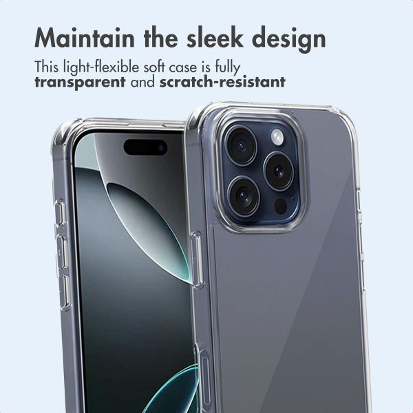 imoshion Protective Back Cover Apple iPhone 16 Pro - Transparent
