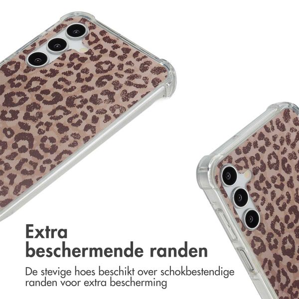 imoshion Design hoesje met koord Samsung Galaxy A15 (5G) - Leopard Mood