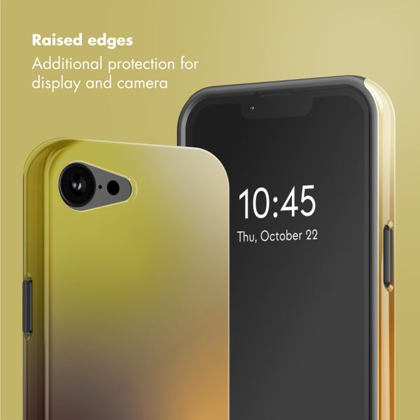 Selencia Vivid Back Cover with MagSafe Apple iPhone 17e / 16e - Gradient Olive Dust