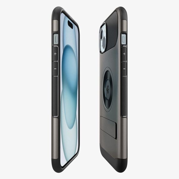 Spigen Slim Armor Backcover MagSafe Apple iPhone 15 / 14 / 13 - Gunmetal