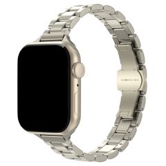 Selencia Slim Steel schakelbandje Apple Watch | 38/40/41/42 mm - Sterrenlicht