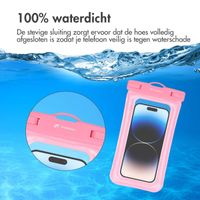 imoshion Zomerpakket | Wireless Tag voor Apple (2-pack) + Universele Waterproof Pouch (2-pack) - Roze/Turquoise + Ultra Series Powerbank 20.000 mAh - Petrol Green