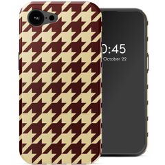 Selencia Vivid Backcover met MagSafe Apple iPhone 16e - Pied-de-Poule