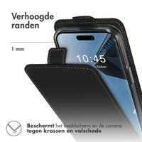 Accezz Flipcase Apple iPhone 15 - Zwart