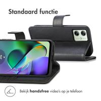 imoshion Luxe Bookcase Motorola Moto G54 - Zwart