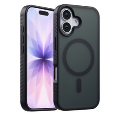 Accezz Rugged Frosted MagSafe Backcover Apple iPhone 17 - Zwart