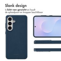 Accezz MagSafe Leather Backcover Samsung Galaxy S26 Plus - Nightfall Blue