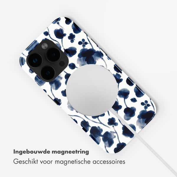 Selencia Vivid Backcover met MagSafe Apple iPhone 15 Pro - Midnight Blossom