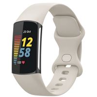 imoshion Siliconen bandje Fitbit Charge 5 / Charge 6 - Maat S - Beige