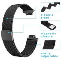 imoshion Milanees Watch bandje Fitbit Inspire - Zwart